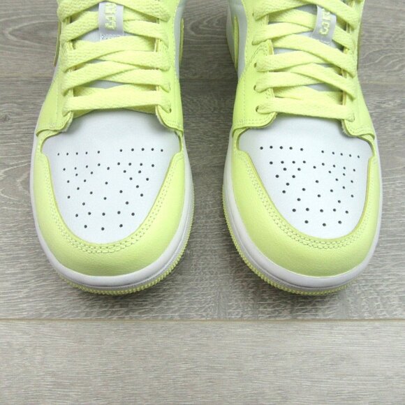 Air Jordan 1 Low Women's Size 9 Platinum White Citron Lemonade NEW - Picture 5 of 16